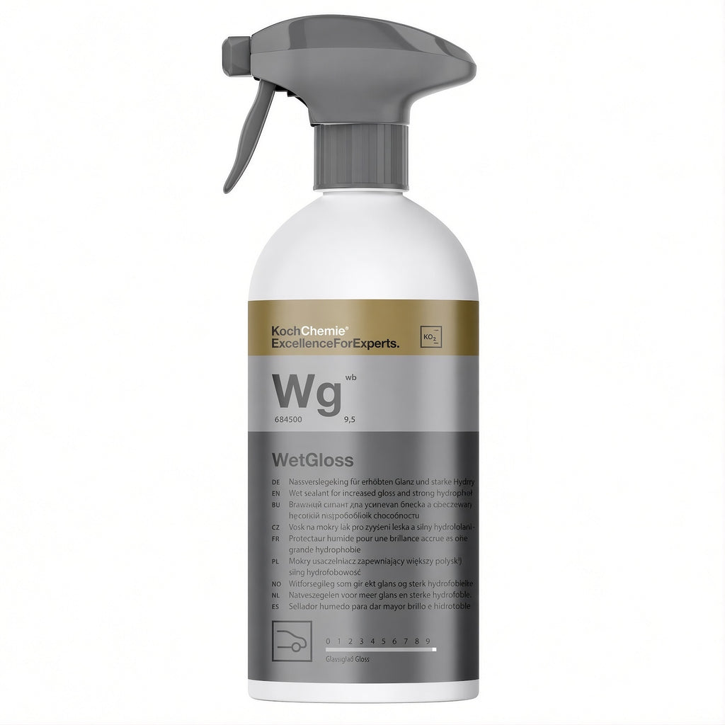 Hidrofobinė danga suteikianti lako apsaugą, blizgesį ir vandens nubėgimą Koch Chemie Wet Gloss (WG)