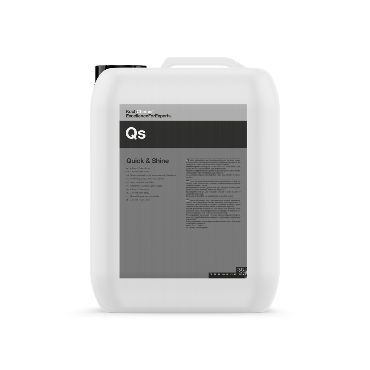 Universalus valiklis ir konservantas Koch Chemie Quick & Shine QS